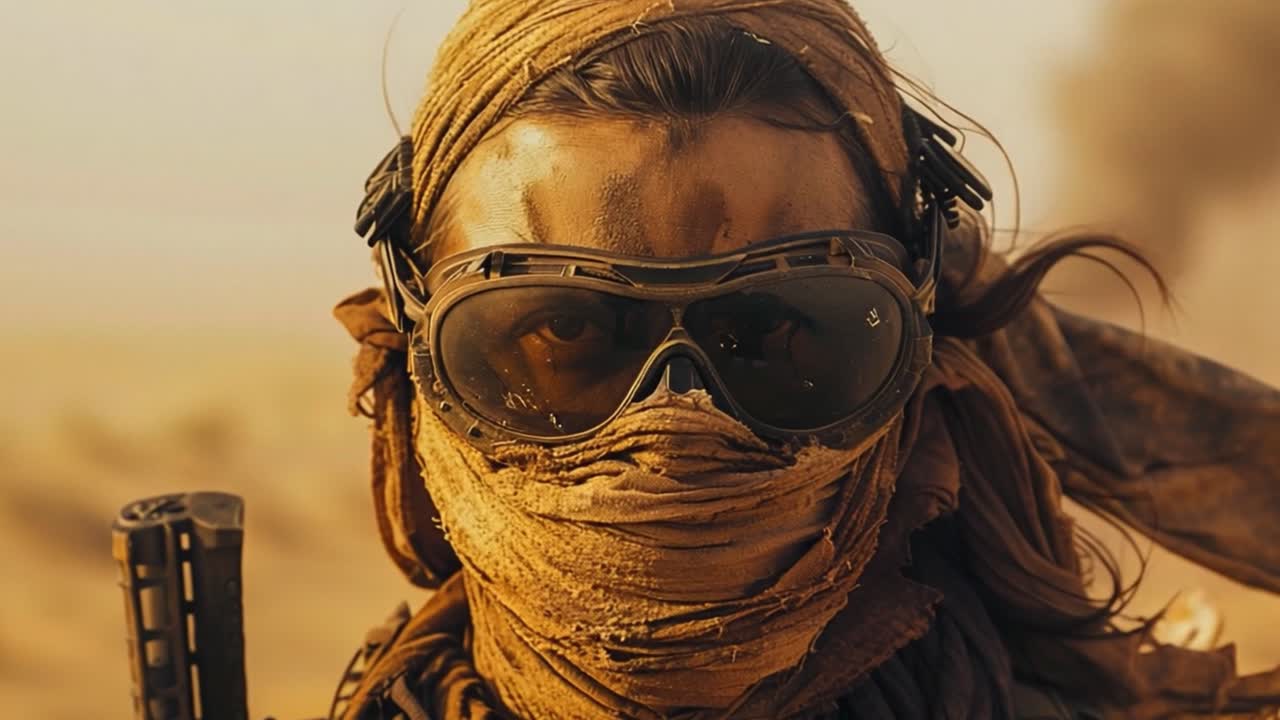 Post-Apocalyptic Desert Warrior