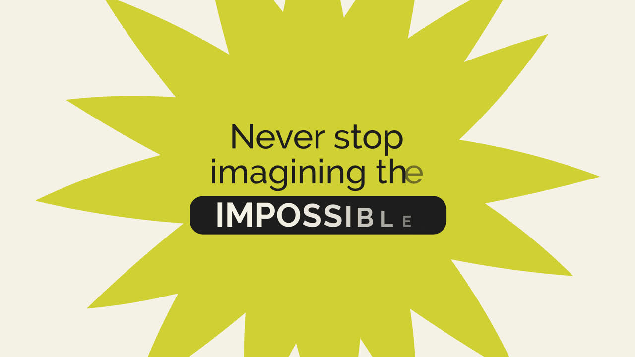 Citazione Motivazionale: Non Smettere Mai di Immaginare l'Impossibile