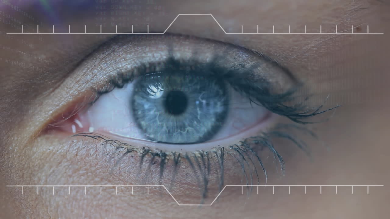 compuesto digital de ilustración de datos virtuales