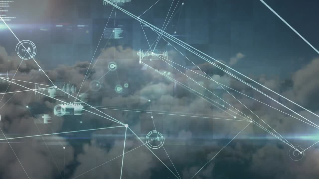 compuesto digital de la tecnología blockchain mundial