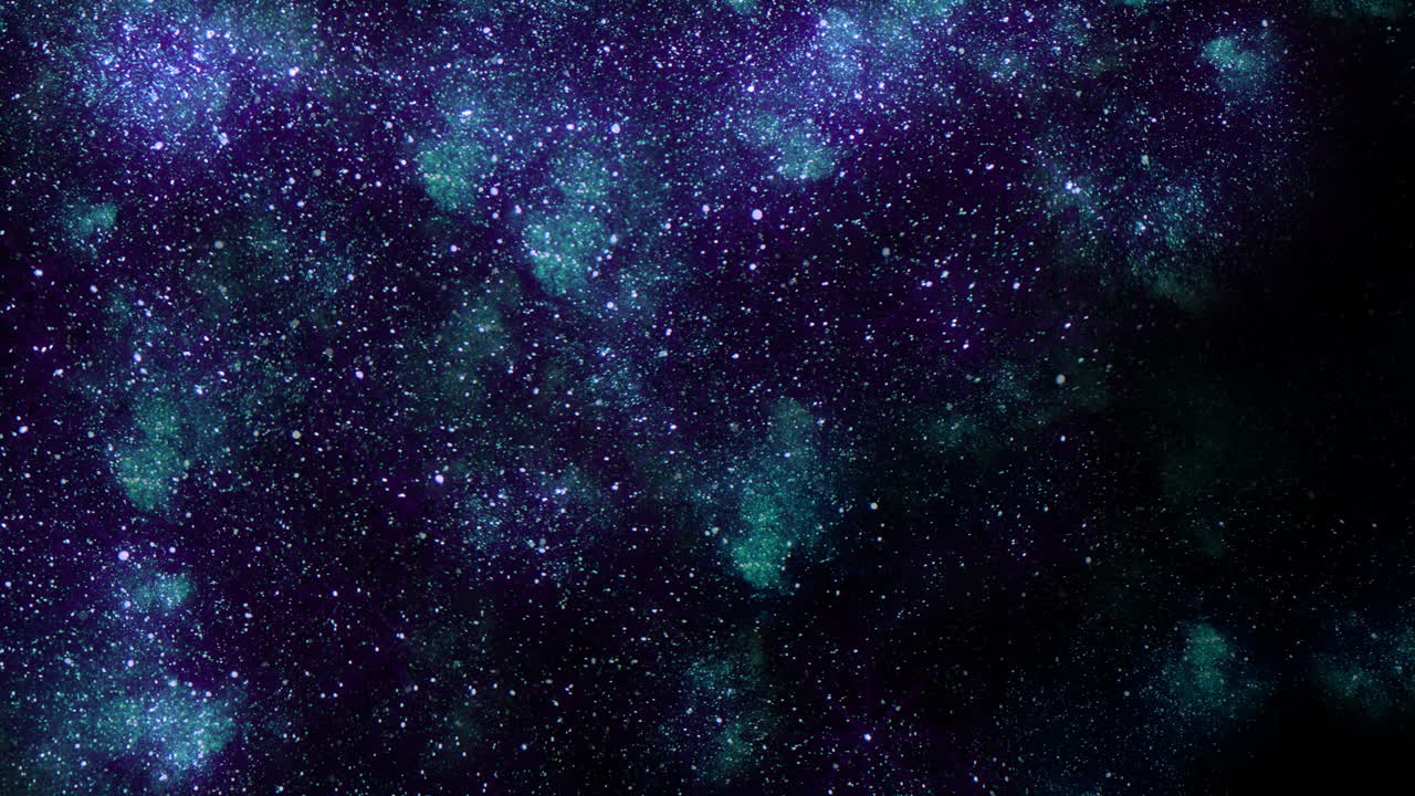 별이 있는 우주 배경은 성운과 별들로 이루어져 있다.