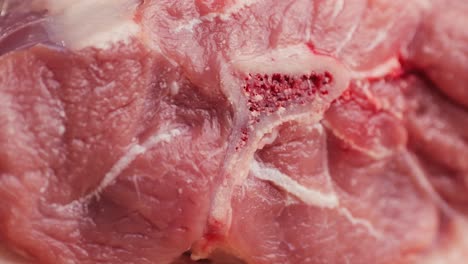 close-up of raw meat