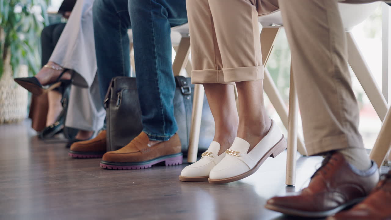 발, 비즈니스 그룹 및 취업 면접