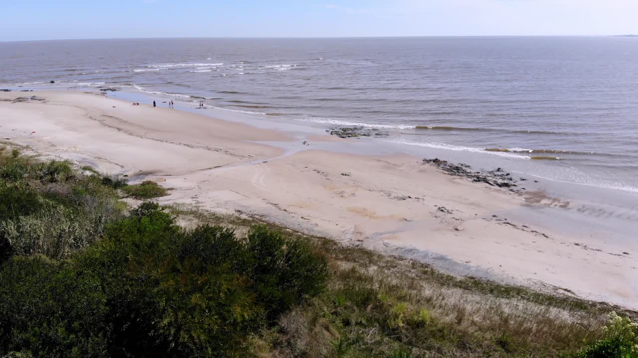 Vídeo aéreo da praia