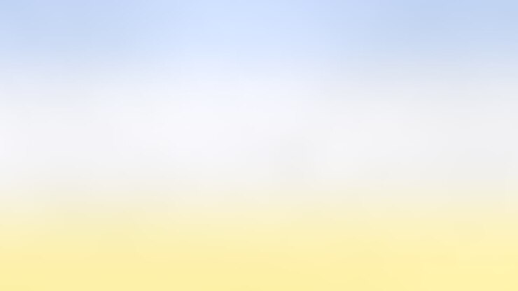 onduidelijke gele en blauwe hemel een vaag beeld van levendige kleuren