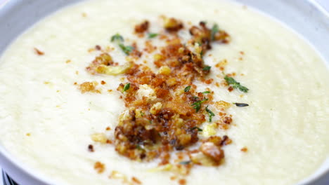 Sourdough-breadcrumbs-on-top-of-a-Caulflower-Soup