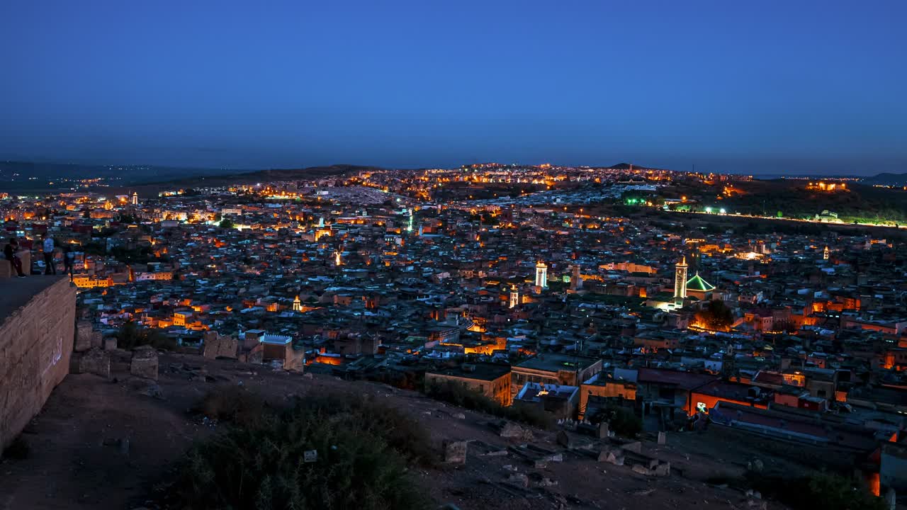 모로코의 페스 시의 아름다운 타임스