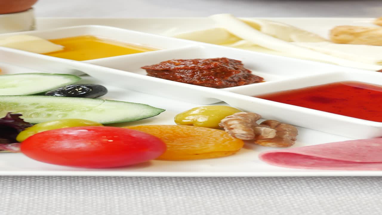 터키 아침 식사 접시