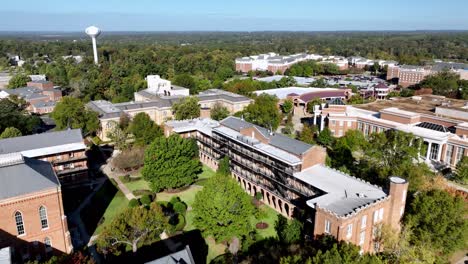 Luftaufnahme-Des-Campus-Der-Universität-Von-Alabama-In-Tuscaloosa,-Alabama