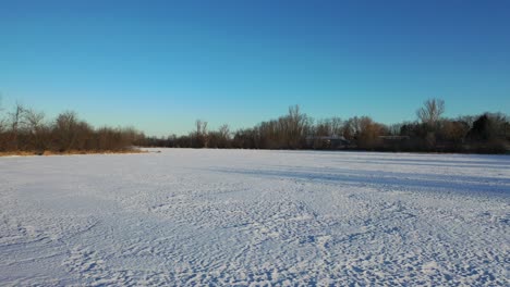 frozen winter landscape