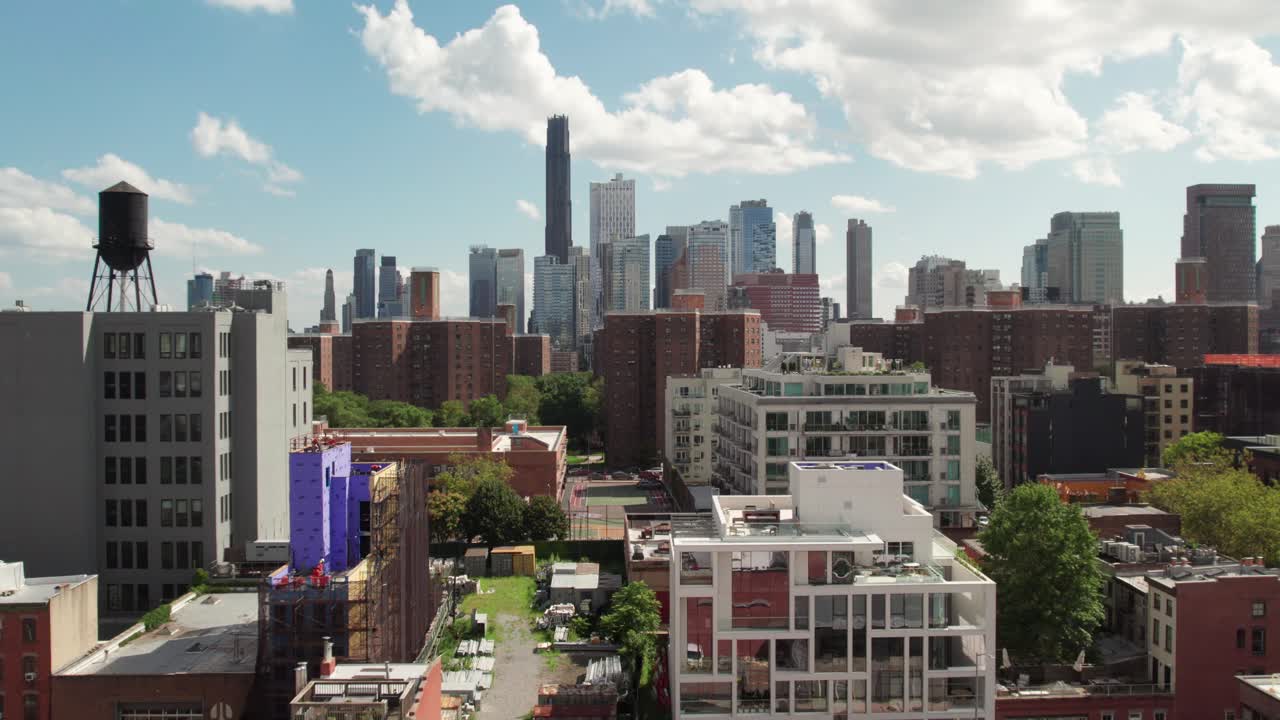 시원한 도시 풍경