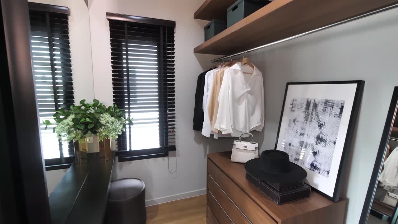 옷장 장식 아이디어에서 현대적이고 세련된 bulit-in 워크