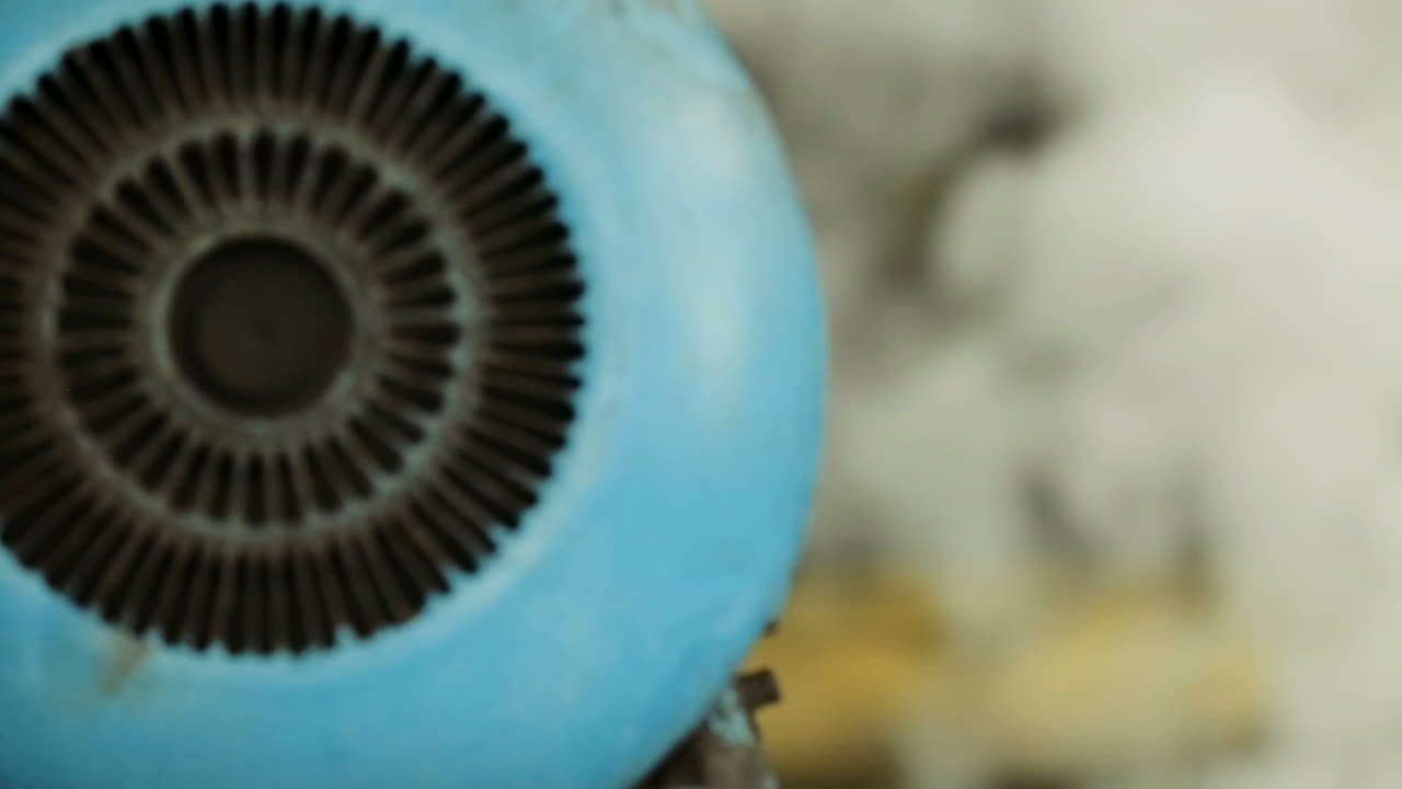 Metal constructions at factory. Heavy foundry equipment in factory shop