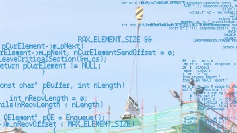 Animation-of-data-processing-over-construction-site