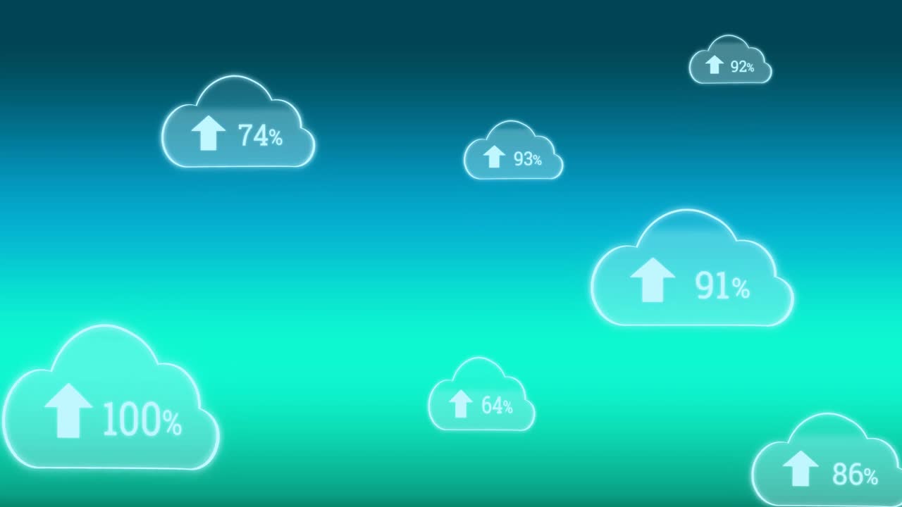 Upload in the digital cloud 4k