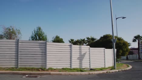 driving past a deserted highstreet
