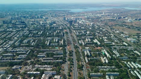 aerial view of brasilia city