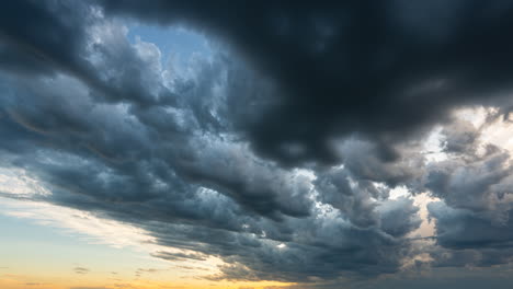 rolling clouds create beauty in this 4k nature timelapse