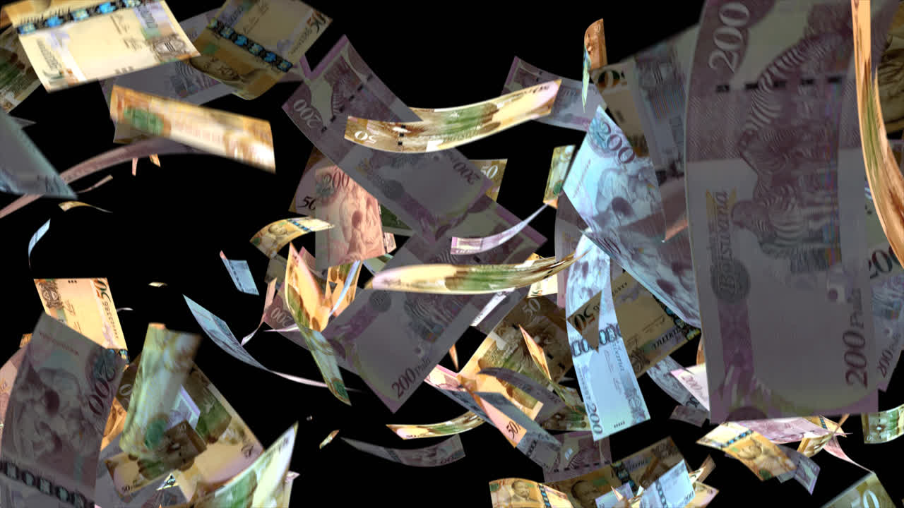 짐바브웨 달러가 떨어집니다.