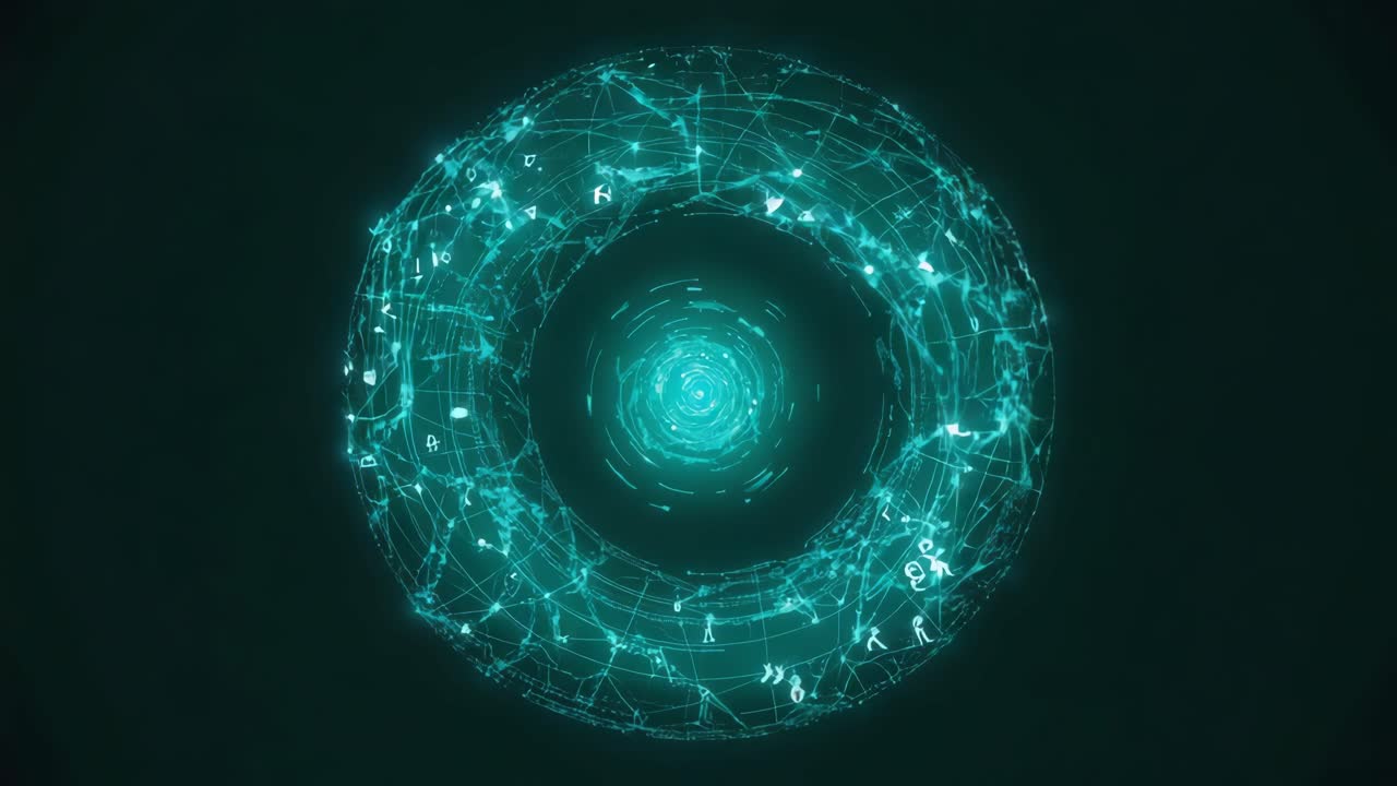 Abstract Glowing Sphere