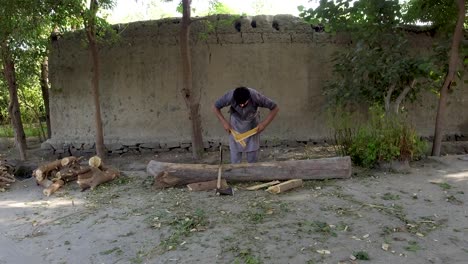 wood chopping