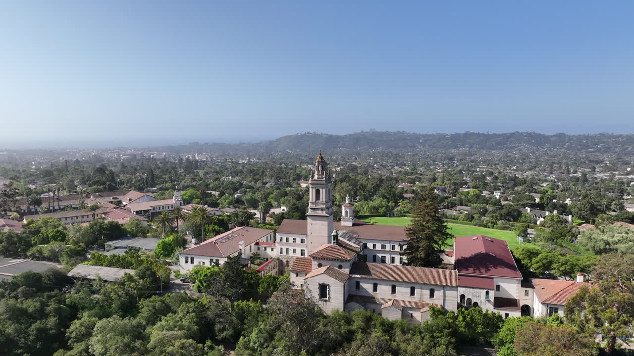 Santa Barbara California, mission area and neighborhood.