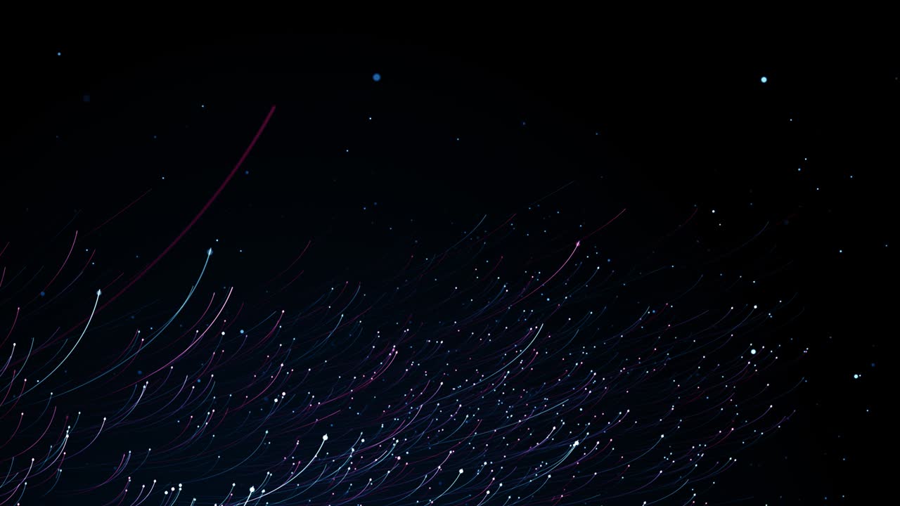 Particles dust abstract light bokeh motion titles cinematic background loop