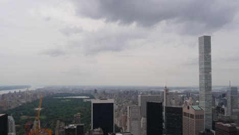 new york central park timelapse from rockfellar building