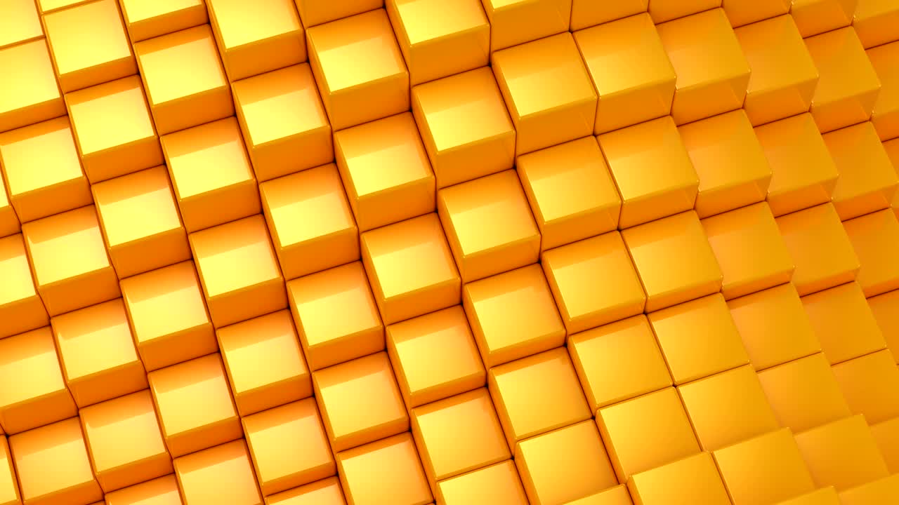 los cubos formaron una onda