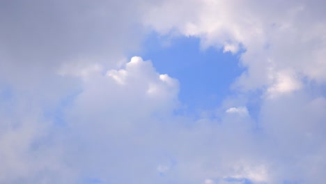 clouds in a blue sky