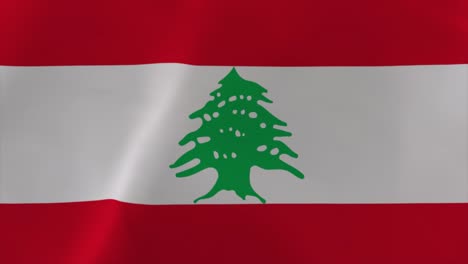 lebanon waving flag animation 4k moving wallpaper background