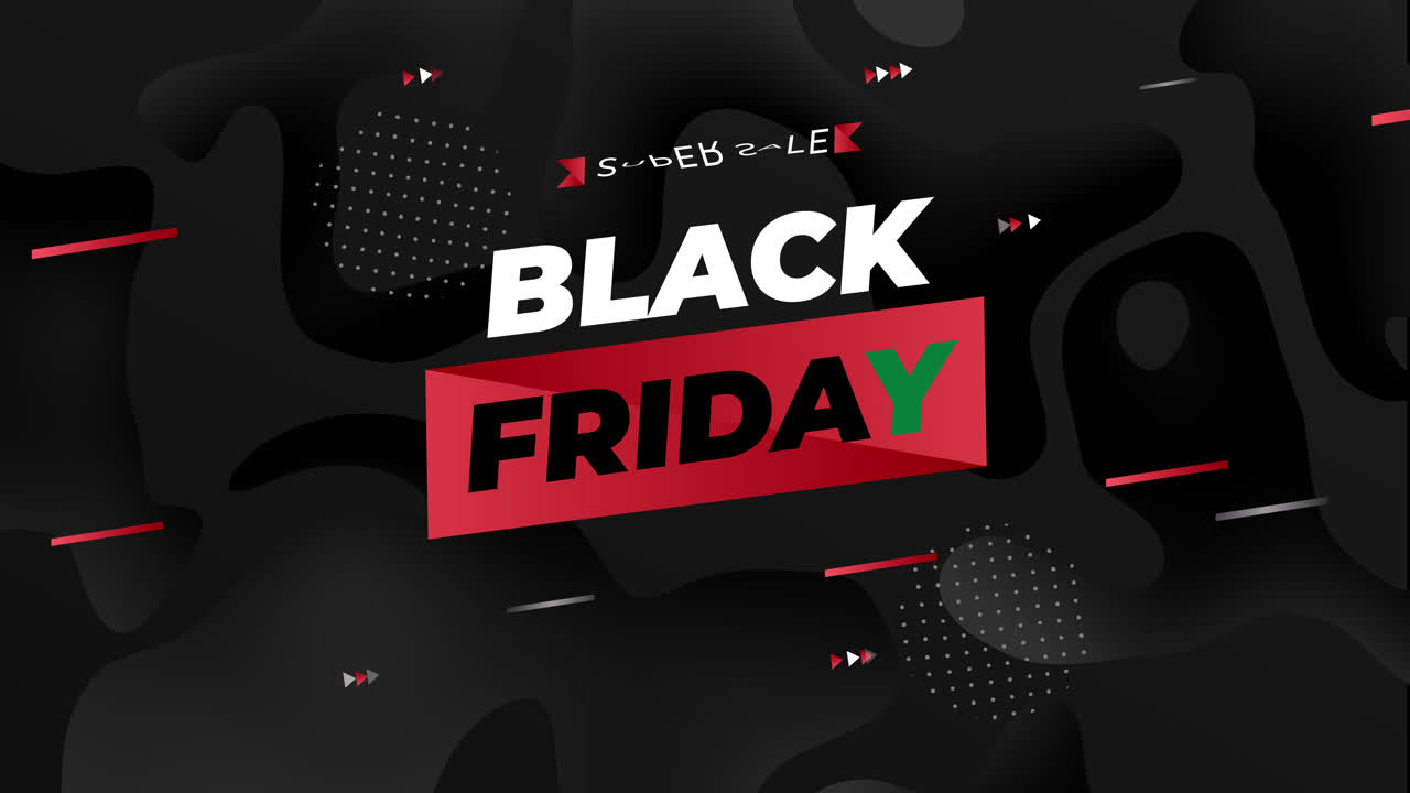 Banner de rebajas del black friday