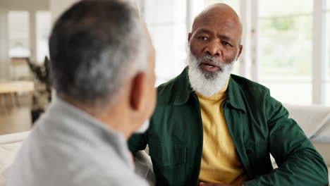 Hablando,-Ancianos-O-Amigos-Riéndose-En-La-Jubilación