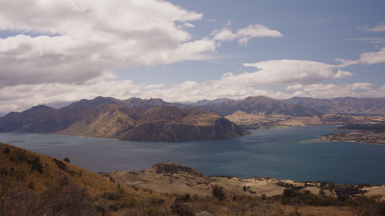 Panoramic View of Wanaka, New Zealand