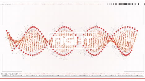 animation of fight text over red spinning dna strand