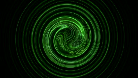 patrón espiral verde fondo de movimiento abstracto