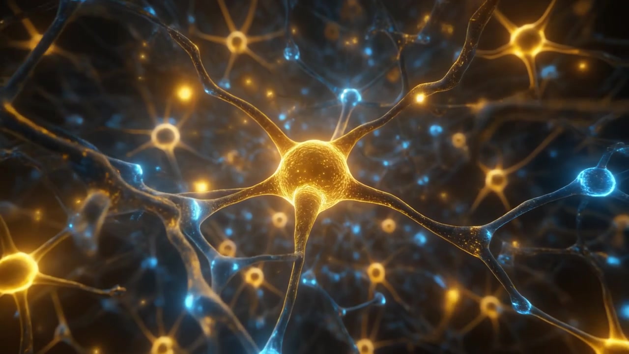 Abstract Visualization of Neural Network Connections in the Human Brain