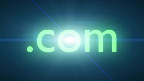 punto com texto explotar punto com sitio web internet red en línea página web 4k
