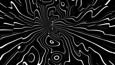 el fondo de la tecnología ondulada abstracta.