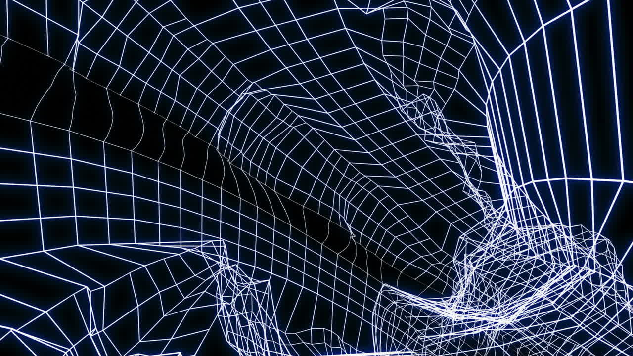 Abstract Wireframe Perspective