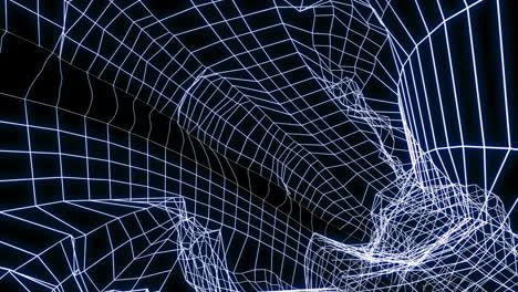 abstract wireframe perspective