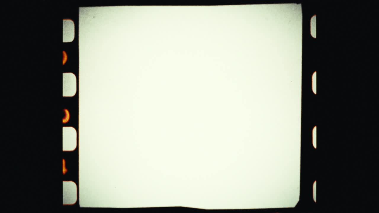 marco de película en blanco