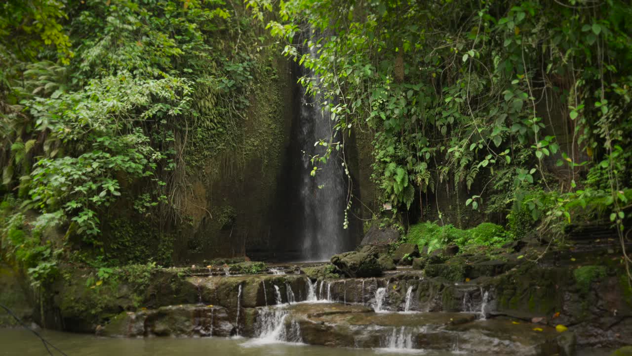 Sumampan Waterfall Bali artificial water cascade Indonesia Southeast Asia
