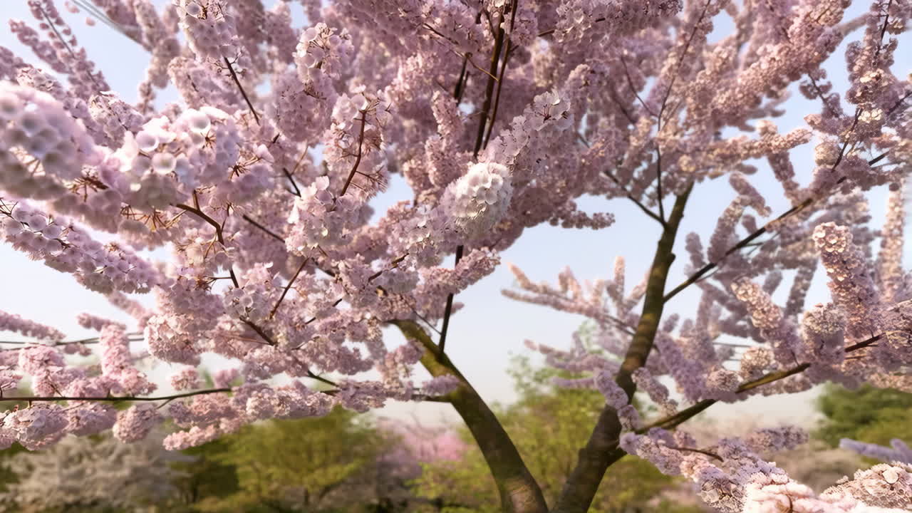 Cherry Blossom Tree in Full Bloom