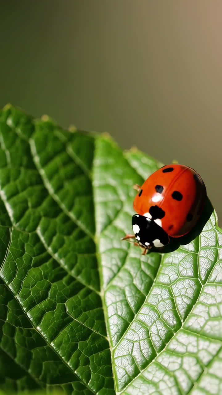 Ladybug on a Leaf