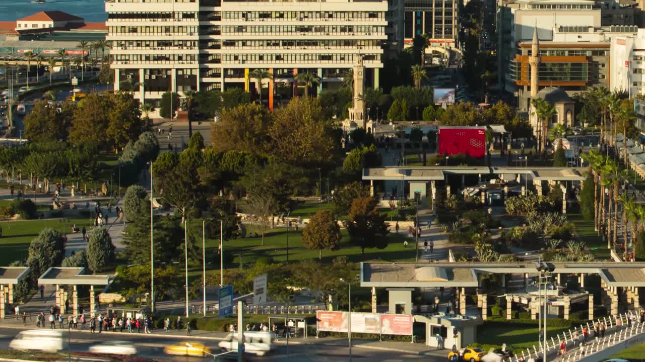 измир, турция, время проходит, конак, смотрите.