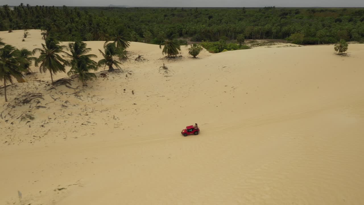 jericoacoara에서 관광객과 친구
