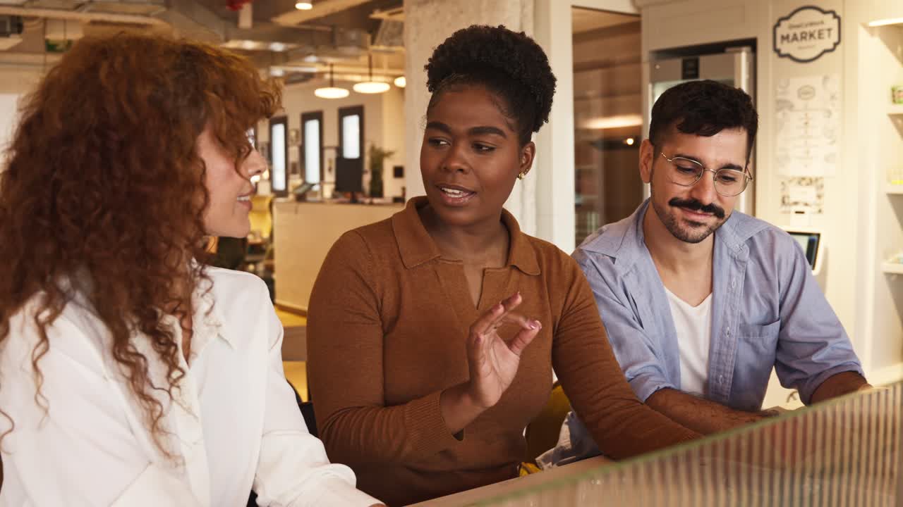 Business professionals in a meeting