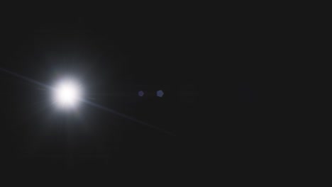 animación de bucle sin costuras del movimiento del sol o la luz