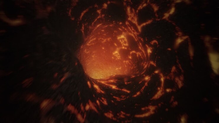 Inside The Hot Ember Lava Hole